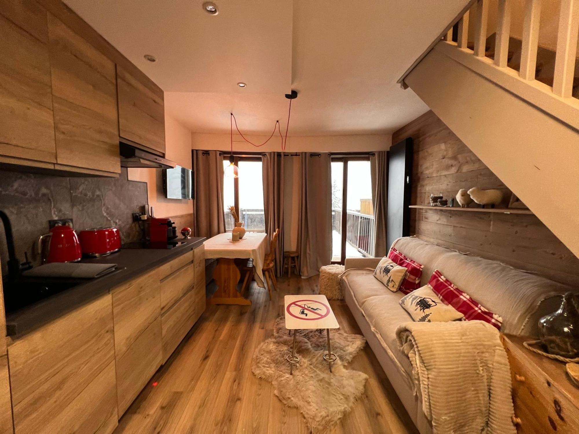 Les Tanieres De Montgenevre - La Marmotte - Duplex 4 P Entierement Renove Avec Vue Magnifique Apartment Екстериор снимка